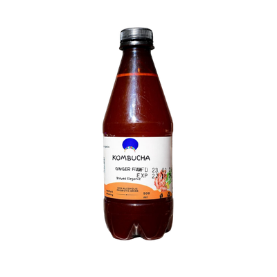 Kombucha Ginger – Spiced and Naturally Refreshing (500ml) 6 pack
